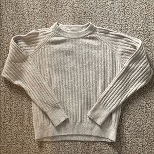 Frank And Oak Crewneck Cotton Ribbed Sweater